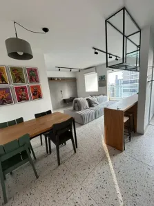 Apartamento com 1 Quarto para alugar, 56m² no Jardim Paulistano, São Paulo