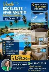 Apartamento com 3 Quartos à venda, 10m² no Ponta de Matos, Cabedelo