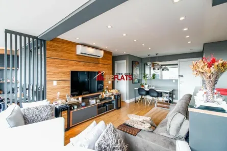 Apartamento com 2 Quartos para alugar, 75m² no Santo Amaro, São Paulo
