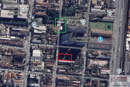 Lote/Terreno à venda, 1560m² no Encruzilhada, Santos