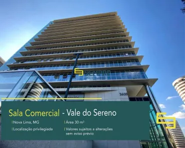 Sala Comercial para alugar, 30m² no Vale do Sereno, Nova Lima
