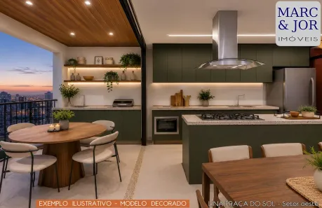 Apartamento com 3 Quartos à venda, 121m² no Setor Oeste, Goiânia