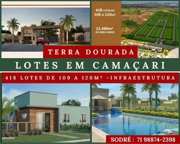 Lote/Terreno à venda, 109m² no Parque Nascente do Rio Capivara, Camaçari