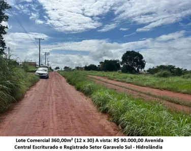 Lote/Terreno à venda, 360m² no Vila Grimpas, Hidrolândia