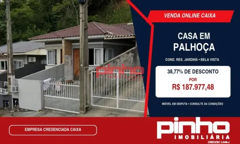 Casa com 2 Quartos à venda, 50m² no Alto Aririú, Palhoça