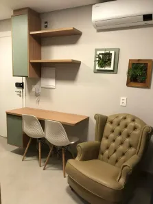 Apartamento com 1 Quarto para alugar, 25m² no Brooklin Paulista, São Paulo