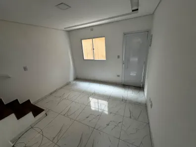 Casa de Condomínio com 2 Quartos para alugar, 50m² no Anhanguera, Praia Grande