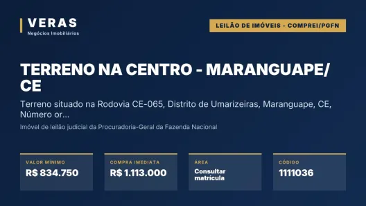 Lote/Terreno à venda, 10m² no Centro, Maranguape