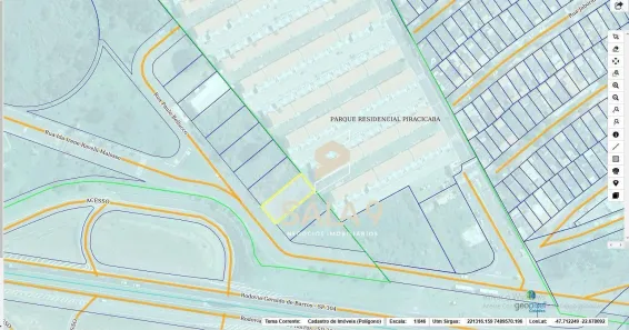 Lote/Terreno à venda, 522m² no Parque Residencial Piracicaba, Piracicaba