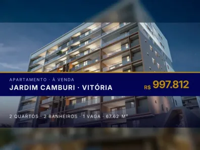 Apartamento com 2 Quartos à venda, 67m² no Jardim Camburi, Vitória