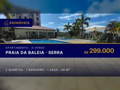 Apartamento com 2 Quartos à venda, 49m² no Praia da Baleia, Serra