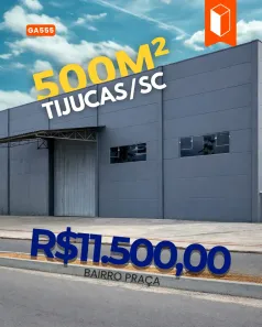 Galpão/Depósito/Armazém para alugar, 500m² no Centro, Tijucas