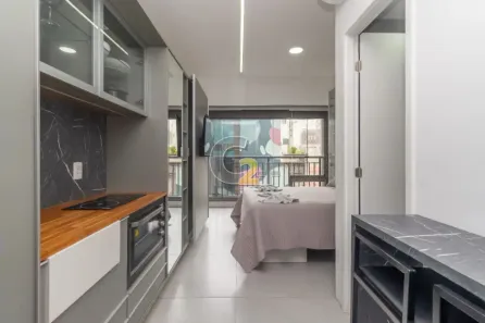 Apartamento com 1 Quarto à venda, 22m² no República, São Paulo