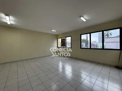 Sala Comercial para alugar, 48m² no Vila Mathias, Santos