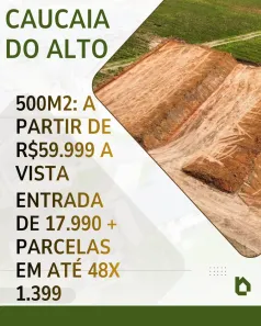 Lote/Terreno à venda, 500m² no Altos de Caucaia (Caucaia do Alto), Cotia