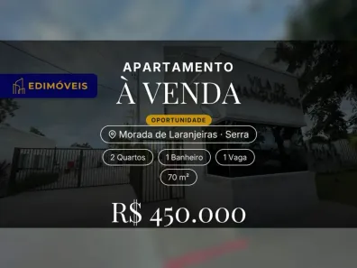 Apartamento com 2 Quartos à venda, 70m² no Morada de Laranjeiras, Serra