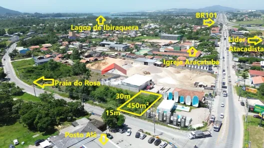 Lote/Terreno à venda, 450m² no Araçatuba, Imbituba