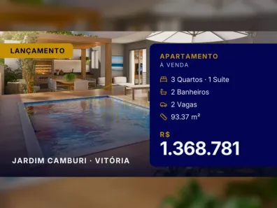 Apartamento com 3 Quartos à venda, 93m² no Jardim Camburi, Vitória