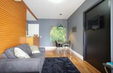 Apartamento com 1 Quarto para alugar, 47m² no Cidade Monções, São Paulo