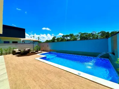 Casa de Condomínio com 3 Quartos à venda, 180m² no Jardim Márcia, Peruíbe