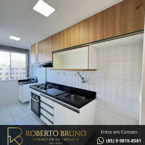 Apartamento com 2 Quartos para alugar, 54m² no Parque Hawaí, Eusébio