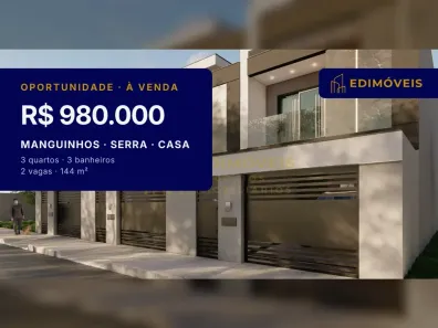 Casa com 3 Quartos à venda, 144m² no Manguinhos, Serra