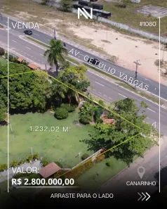 Lote/Terreno à venda, 1232m² no Canarinho, Boa Vista