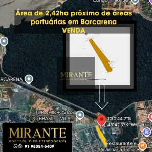 Lote/Terreno para venda ou aluguel, 300m² no Murucupi, Barcarena