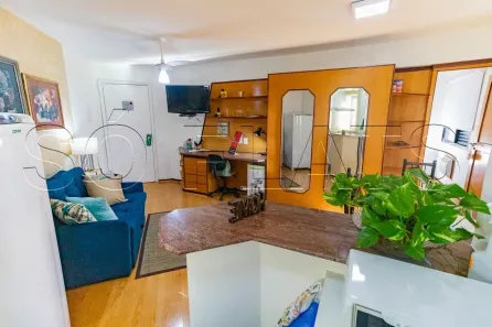 Flat com 1 Quarto para alugar, 45m² no Cerqueira César, São Paulo