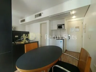 Flat com 1 Quarto para alugar, 26m² no Indianópolis, São Paulo