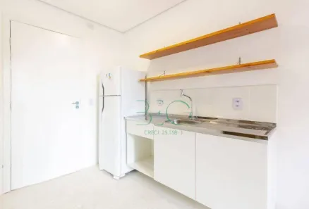 Apartamento com 1 Quarto para alugar, 24m² no República, São Paulo