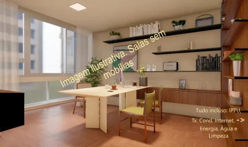 Sala Comercial para alugar, 15m² no República, São Paulo