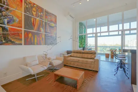 Apartamento com 1 Quarto para alugar, 85m² no Brooklin Paulista, São Paulo