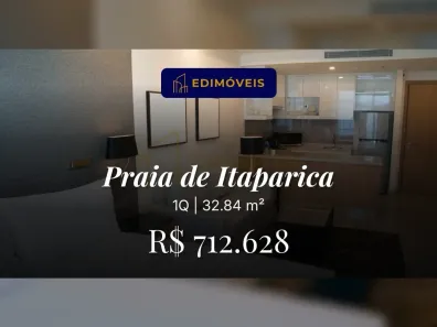 Apartamento com 1 Quarto à venda, 32m² no Praia de Itaparica, Vila Velha