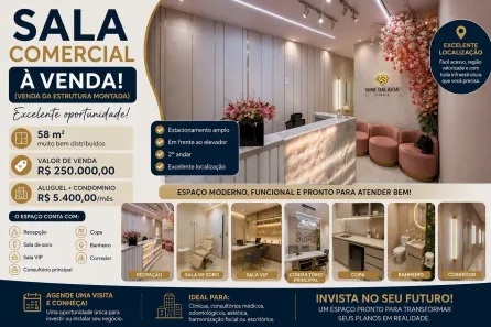 Ponto Comercial para alugar, 58m² no Jardim das Américas, Cuiabá
