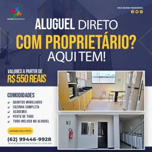 Kitnet com 1 Quarto para alugar, 26m² no Setor Sol Nascente, Goiânia