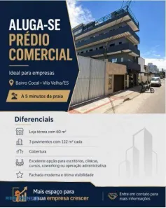 Prédio Comercial para alugar, 426m² no Cocal, Vila Velha