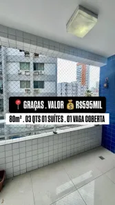 Apartamento com 3 Quartos à venda, 80m² no Graças, Recife