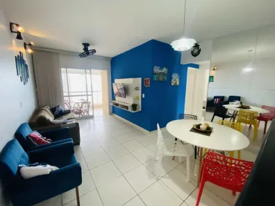 Apartamento com 2 Quartos para alugar, 70m² no Mirim, Praia Grande