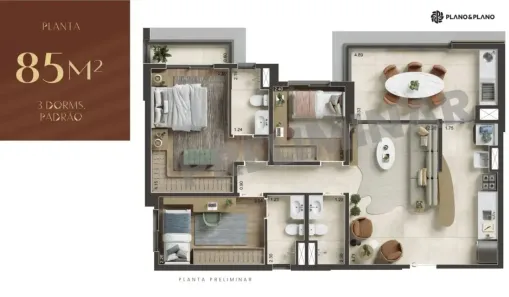 Apartamento com 3 Quartos à venda, 85m² no Alphaville Industrial, Barueri