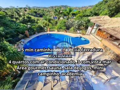 Casa com 4 Quartos para alugar, 500m² no Ferradura, Armação dos Búzios