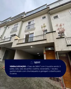 Casa de Condomínio com 3 Quartos para venda ou aluguel, 260m² no Vila Romero, São Paulo