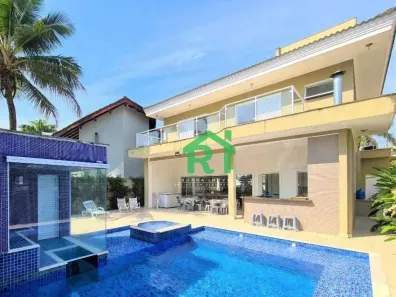 Casa de Condomínio com 6 Quartos à venda, 350m² no Balneário Praia do Pernambuco, Guarujá