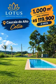 Lote/Terreno à venda, 1000m² no Cachoeira, Cotia