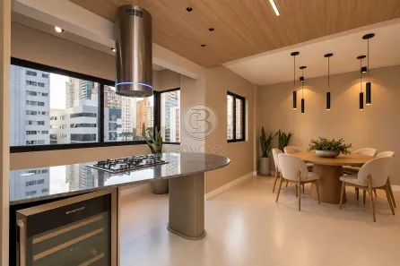 Apartamento com 1 Quarto à venda, 86m² no Cabral, Curitiba