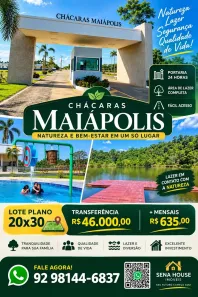 Lote/Terreno à venda, 600m² no , Iranduba
