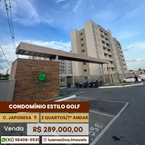 Apartamento com 2 Quartos à venda, 56m² no Novo Aleixo, Manaus