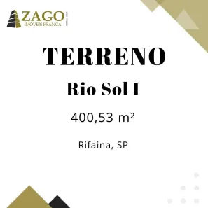 Lote/Terreno à venda, 400m² no , Rifaina
