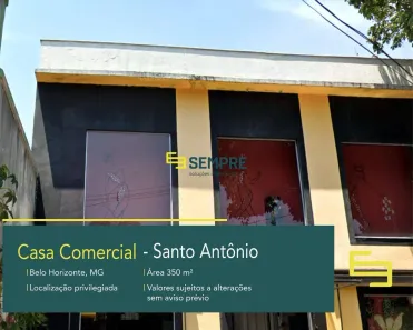 Imóvel Comercial para alugar, 350m² no Santo Antônio, Belo Horizonte