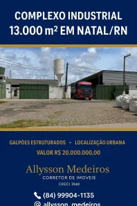 Galpão/Depósito/Armazém com 1 Quarto à venda, 13000m² no Felipe Camarão, Natal